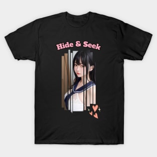 Hide & Seek Anime Girl T-Shirt